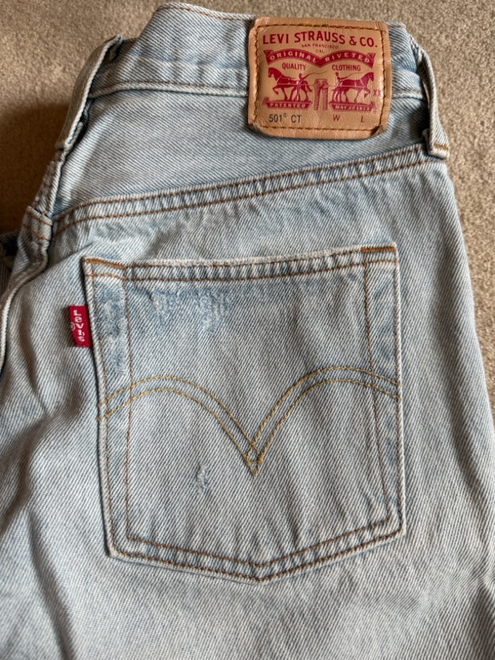 Levi's 501 CT Jeans - Size 24